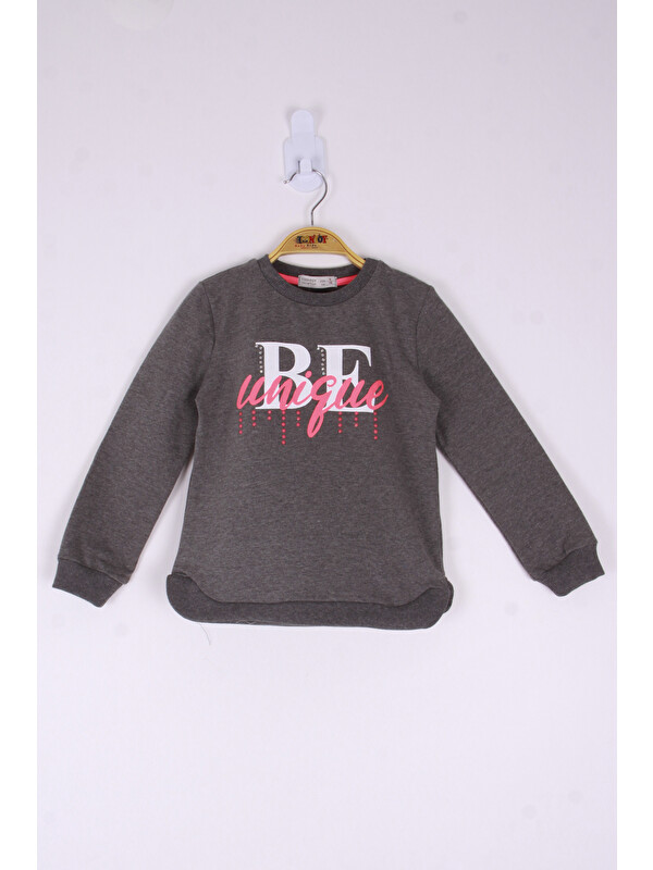 Toontoykids Kız Çocuk Be Baskılı Sweatshirt