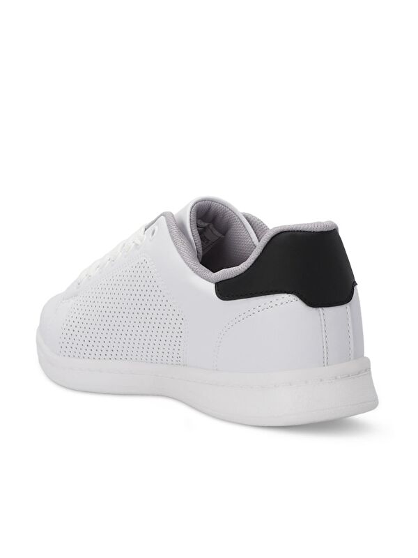 ISCO Erkek Sneaker Ayakkabı Beyaz / Siyah - Görsel 4