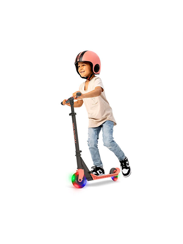 Chillafish Flexxi Glow Işıklı Katlanabilir 2 Tekerlekli Scooter - Flamingo (04)