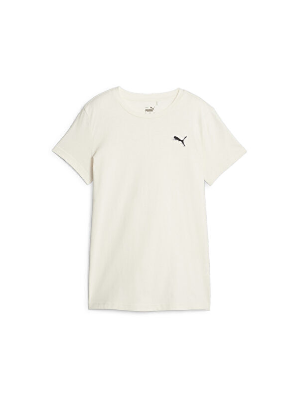 Puma Better Essentials Kadın Ekru Yuvarlak Yaka Tişört