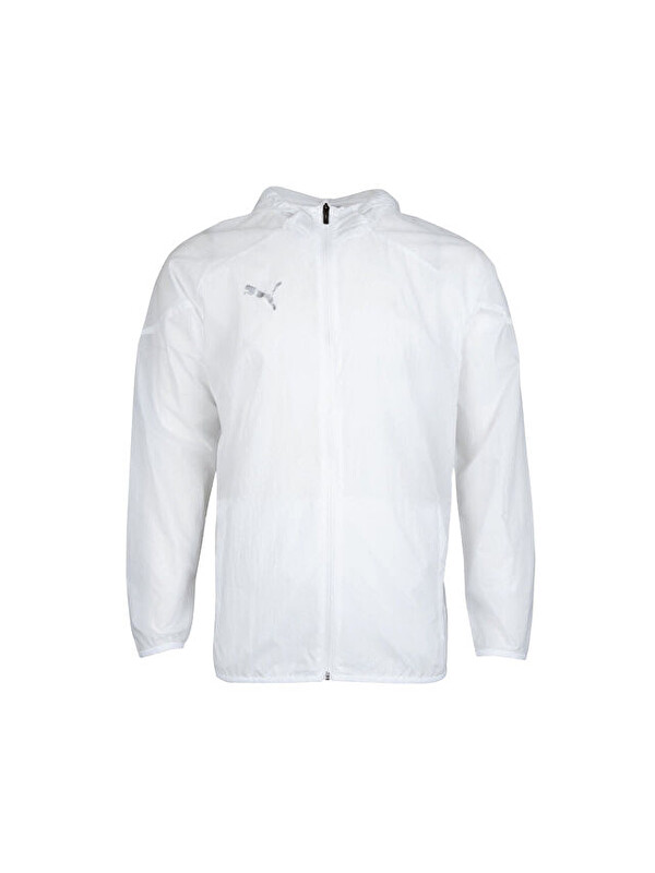 Puma Teamcup Windshield Erkek Futbol Yağmurluk 65799405 Beyaz
