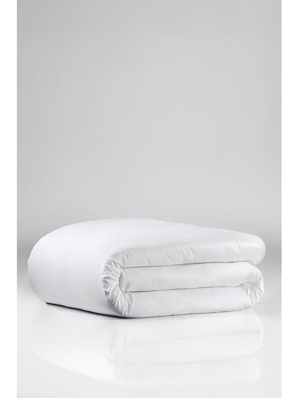 Varol Pan Serisi Ranforce Tek Kişilik Otel Nevresimi (Yorgan Kılıfı) Beyaz Kırmızı