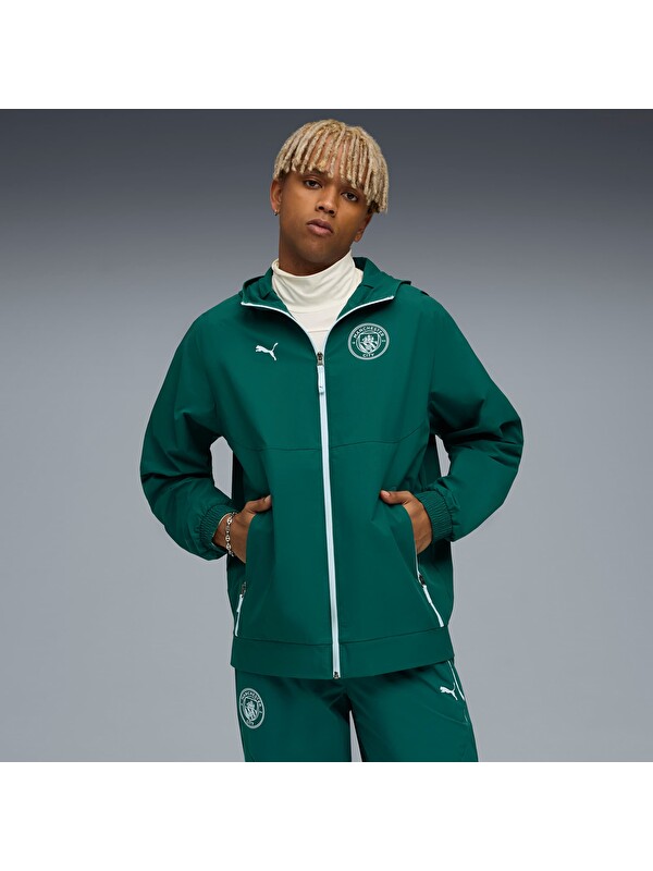 Puma Manchester CITY PUMATECH Erkek Fermuarlı Swatshirt