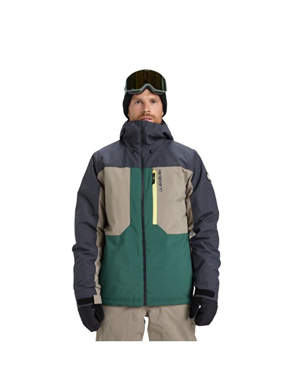 Quiksilver The Edge  Yeşil Snowboard Erkek Kayak ve Kar Montu