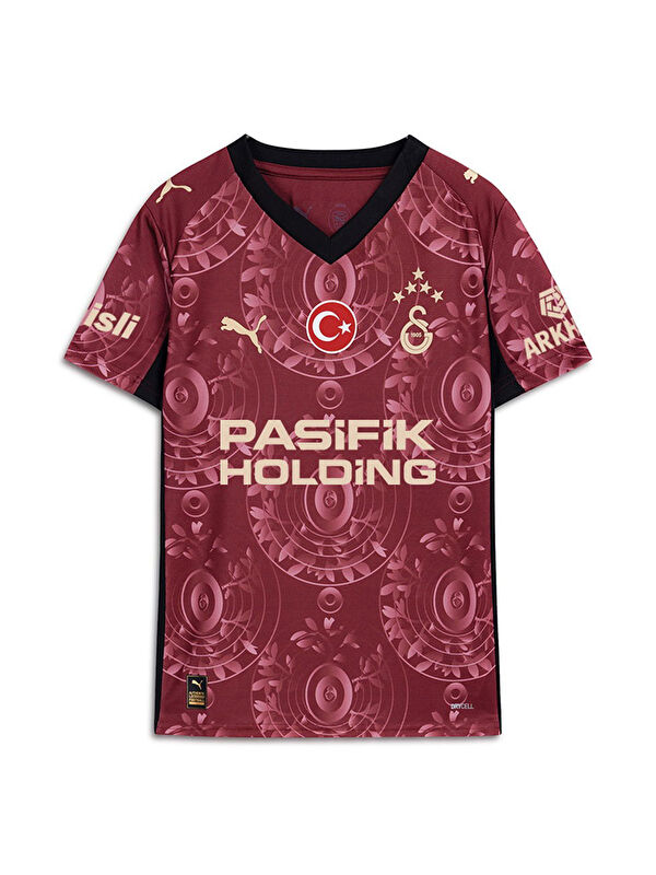 Puma Galatasaray Third Çocuk Bordo V Yaka Forma