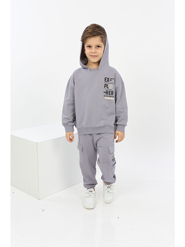 Toontoykids Erkek Çocuk ExPloRer Baskılı Eşofman Takım