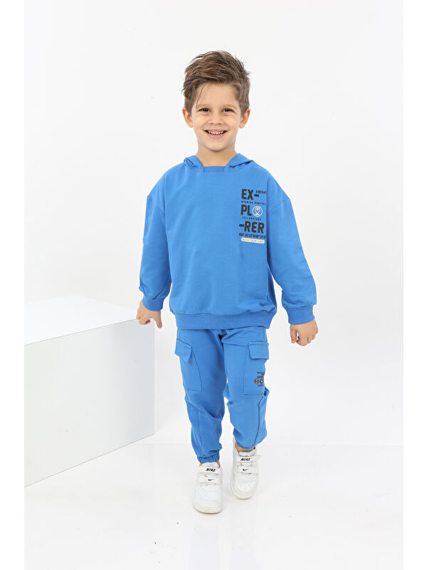 Toontoykids Erkek Çocuk ExPloRer Baskılı Eşofman Takım