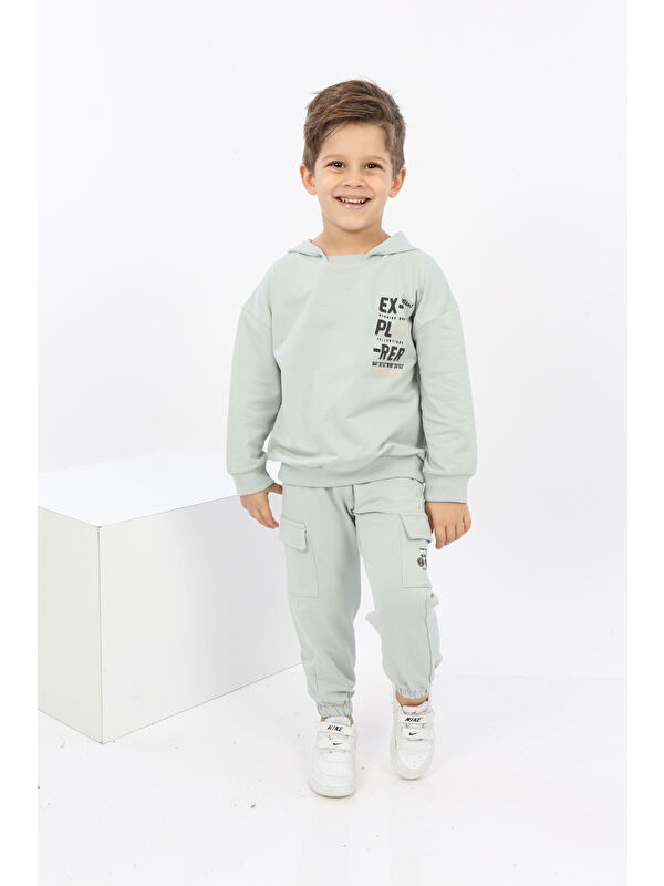 Toontoykids Erkek Çocuk ExPloRer Baskılı Eşofman Takım