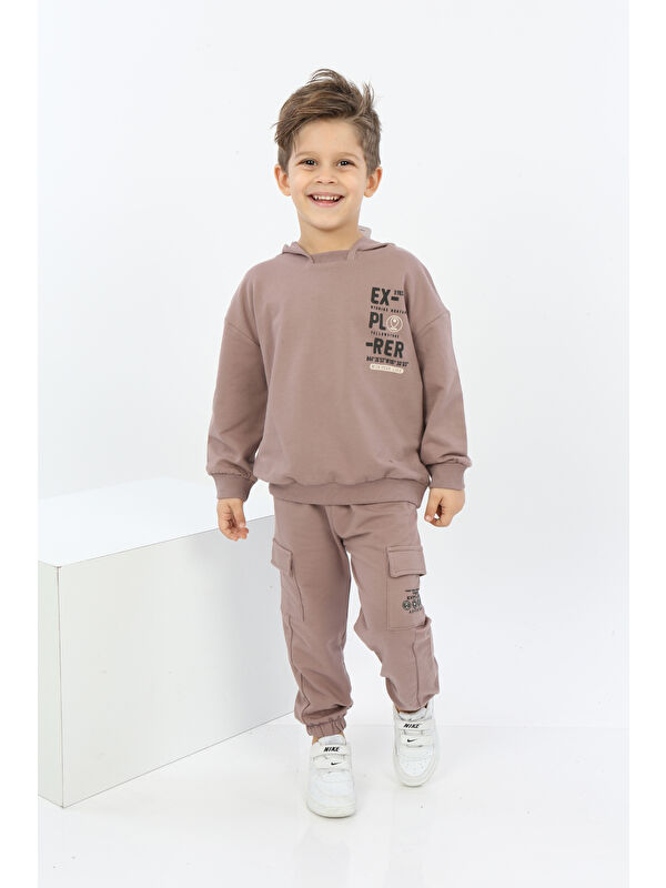 Toontoykids Erkek Çocuk ExPloRer Baskılı Eşofman Takım