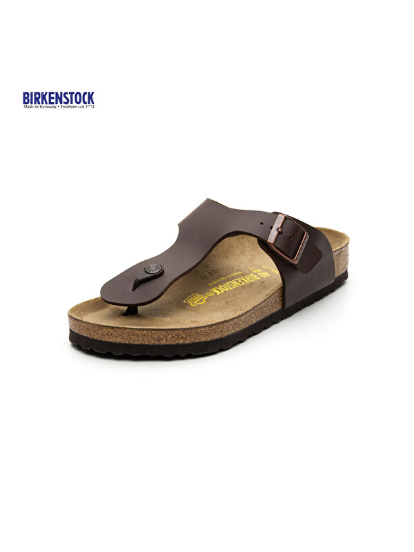Birkenstock Erkek Terlik 044701 BIRKENSTOCK RAMSES BF DK BROWN
