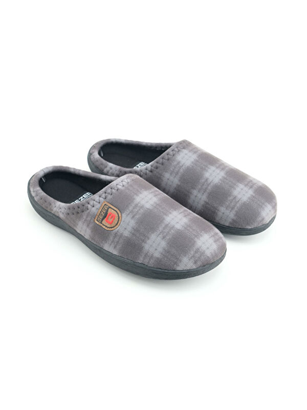 Erkek Kışlık Rahat Taban Ev Bahçe Terlik - Görsel 4