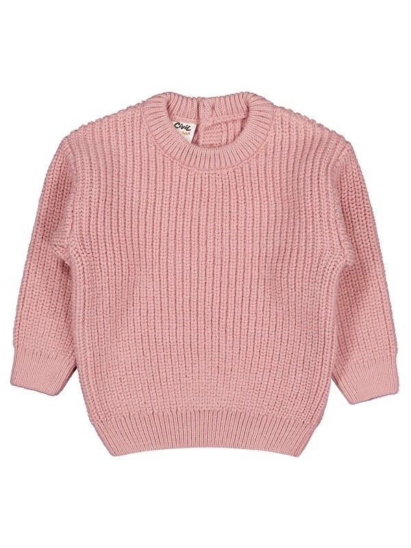 Civil Baby Basic Triko 6-18 Ay Kazak - Pembe