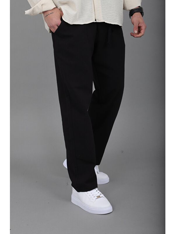 Stilkombin Yıkamalı Keten Baggy Pantolon SPR 2313_0445