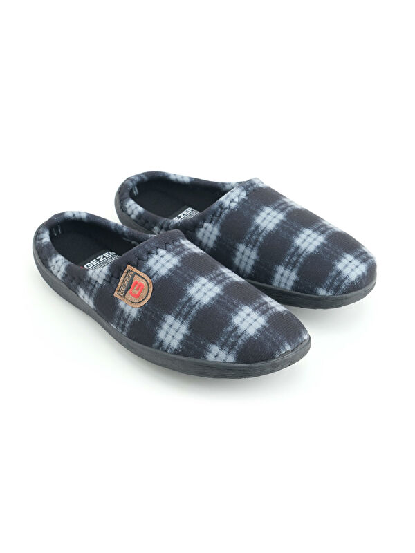 Erkek Kışlık Rahat Taban Ev Bahçe Terlik - Görsel 4