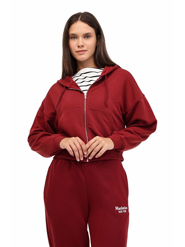 Kinetix WL 17ARIA BTS-K18 5PR Bordo Kadın Eşofman Üstü