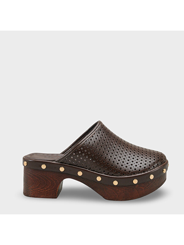 Capone Outfitters Lilla Kadın Desenli Terlik