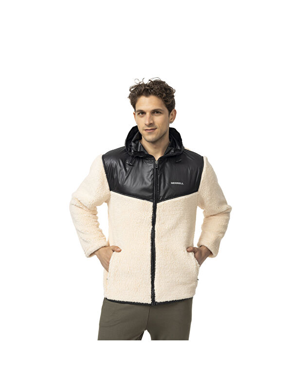 Merrell Job Bej Polar Erkek Fermuarlı Sweatshirt Hırka