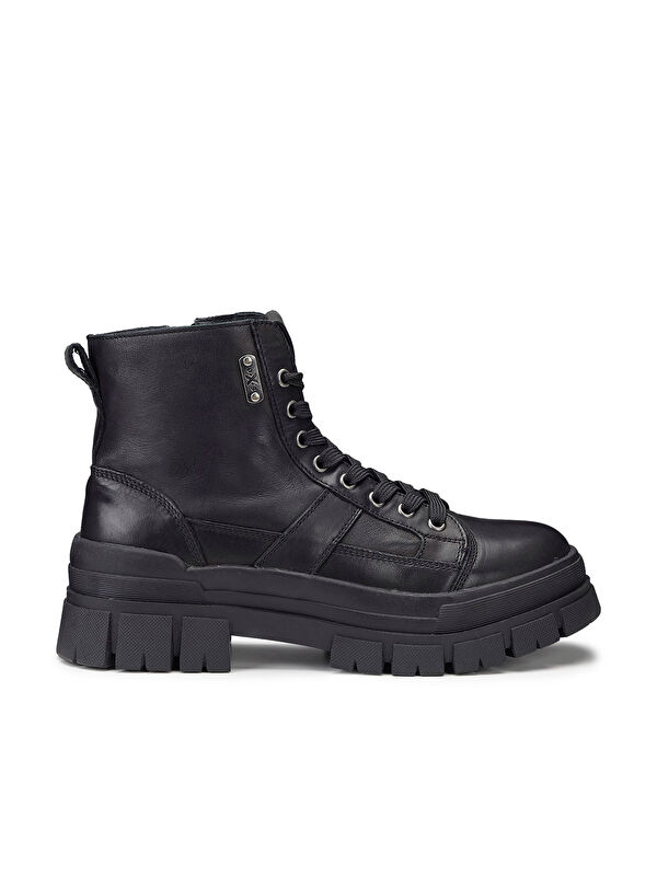 Oxs Kadın Bot OXW202302 KYLA 2023 MID W LEATHER Black