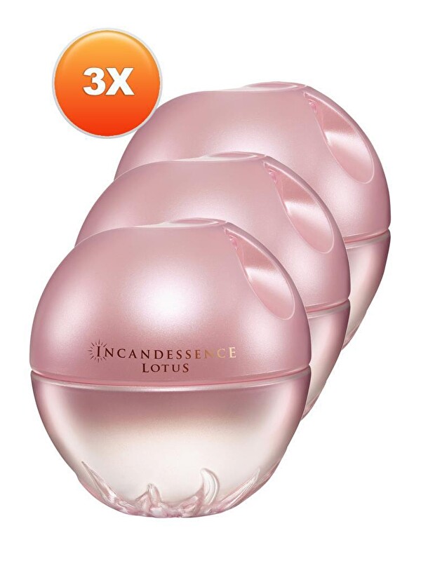 AVON Incandessence Lotus Kadın Parfüm Edp 50 Ml. Üçlü Set