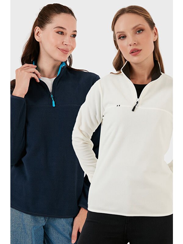 Lela Slim Fit Yumuşak Dokulu Anti-Pilling Tüylenme Yapmayan 2'li Paket Polar 5907000S2