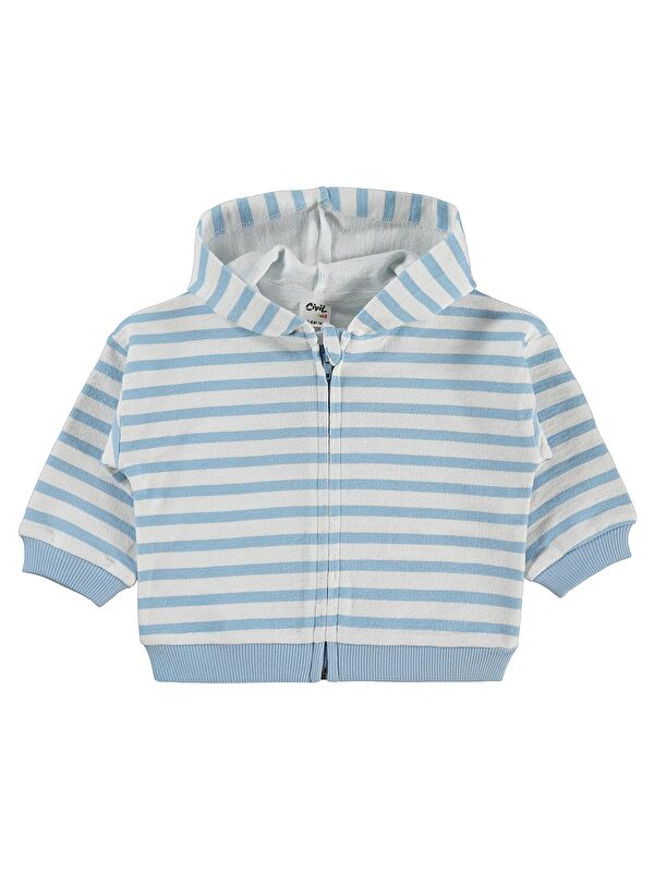 Civil Baby Yengeç Mobilli 3-18 Ay Hırka - Mavi