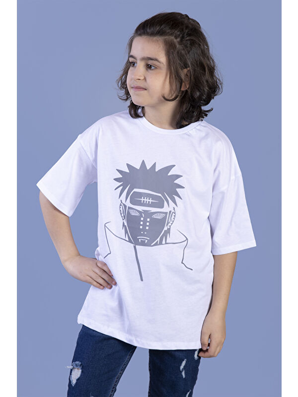 Toontoykids Unisex Çocuk Reflektör Baskılı Tişört
