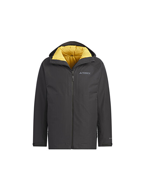 Adidas 3In1 Goose Jkt Erkek Outdoor Montu (Çift Taraflı) IL8972 Siyah