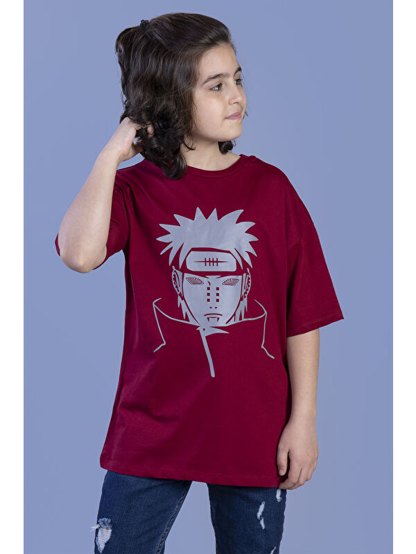 Toontoykids Unisex Çocuk Reflektör Baskılı Tişört