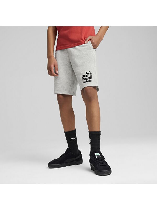 Puma Mid 90S Çocuk Gri Şort