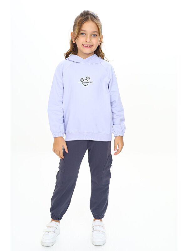 Toontoykids Kız Çocuk Kapüşonlu Eşofman Takım