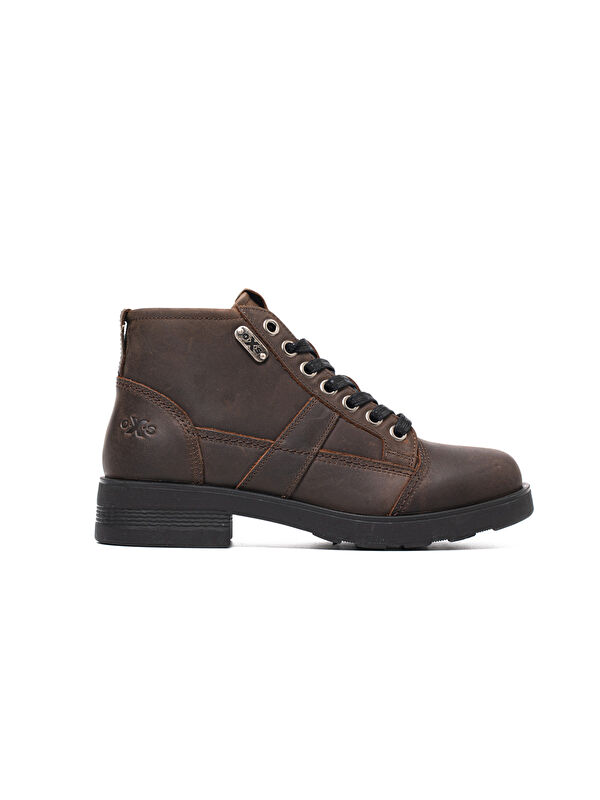 Oxs Erkek Bot OXM003614 FRANK 0036 MID M LEATHER DK.Brown