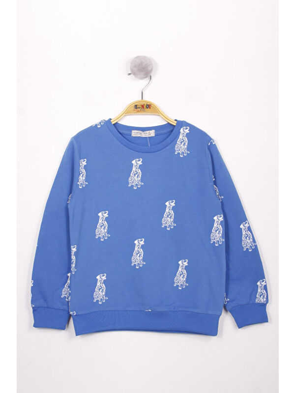 Toontoykids Erkek Çocuk Köpek Baskılı Sweatshirt