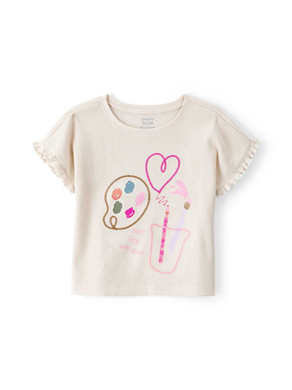 Carter's Kız Çocuk Beyaz Tshirt