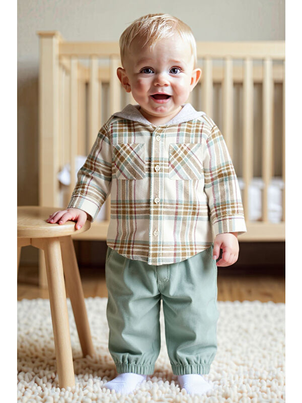 Carter's Erkek Bebek Ekru 2Li Set
