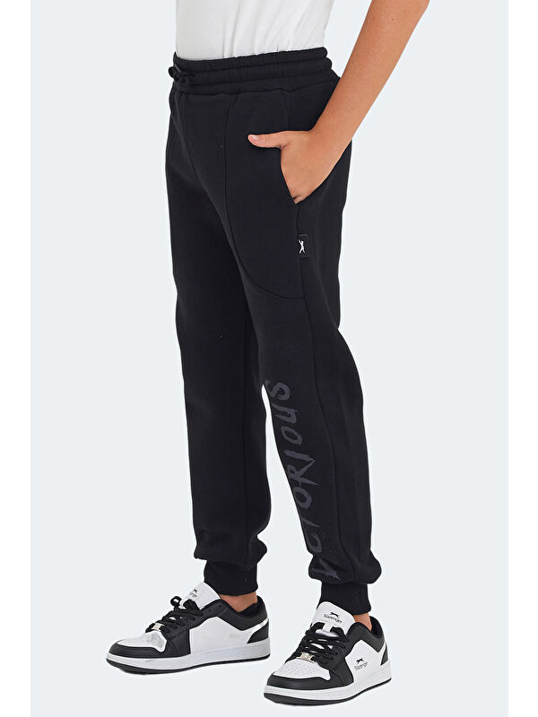SLAZENGER LANEY Unisex Çocuk Eşofman Altı Siyah