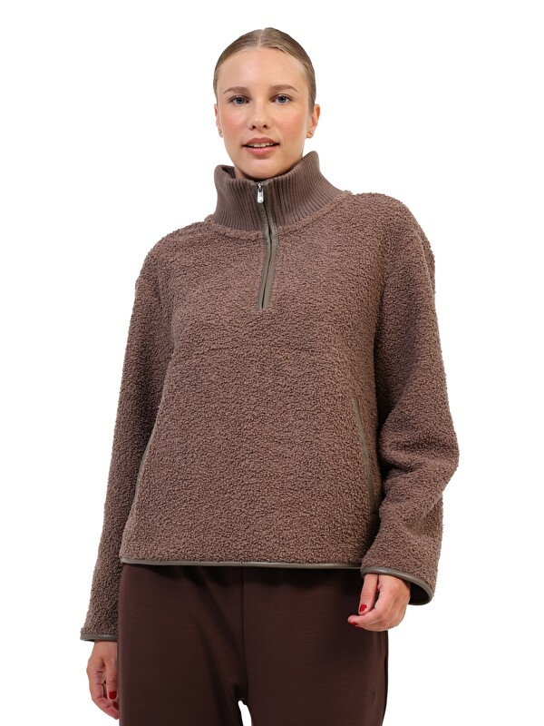Lumberjack Sweatshirt Kadın Kahverengi WL 6MALFOY
