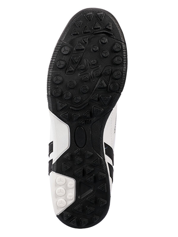 HENRIK HS Erkek Çocuk Halı Saha Beyaz / Siyah Futbol Ayakkabısı - Görsel 8