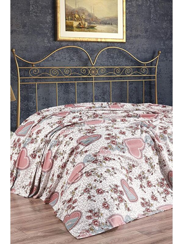 Çeyiz Diyarı Vira Tek Kişilik %100 Pamuklu 160x240 cm Tek Pike