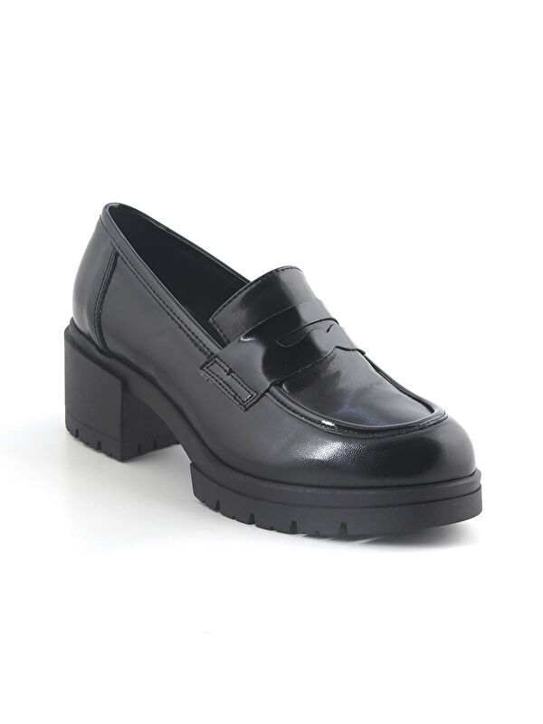 Comart Kadın Klasik Ayakkabı 3H5435 5435 Vitello RY Nero