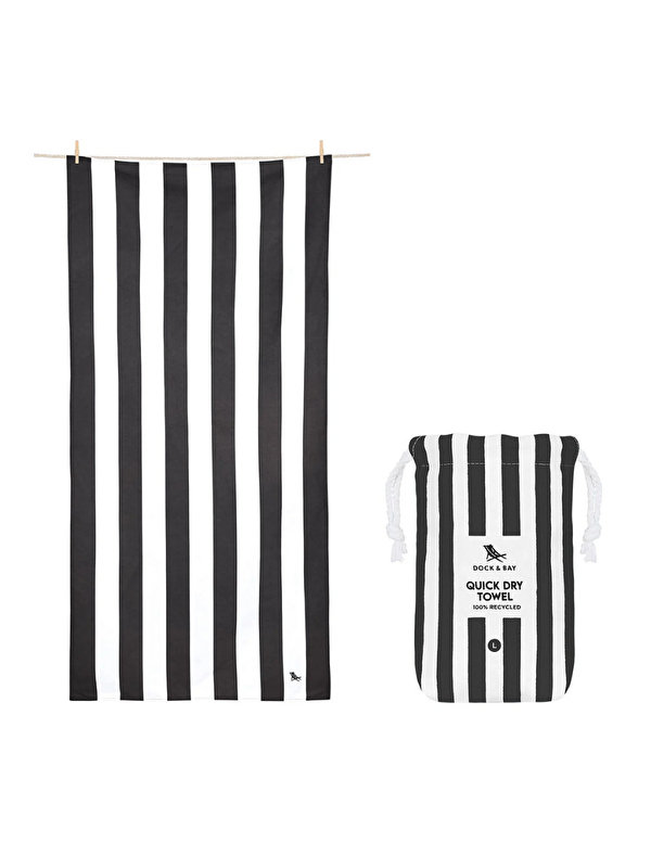 Dock & Bay Dock And Bay Plaj Havlusu Cabana L Kamari Charcoal