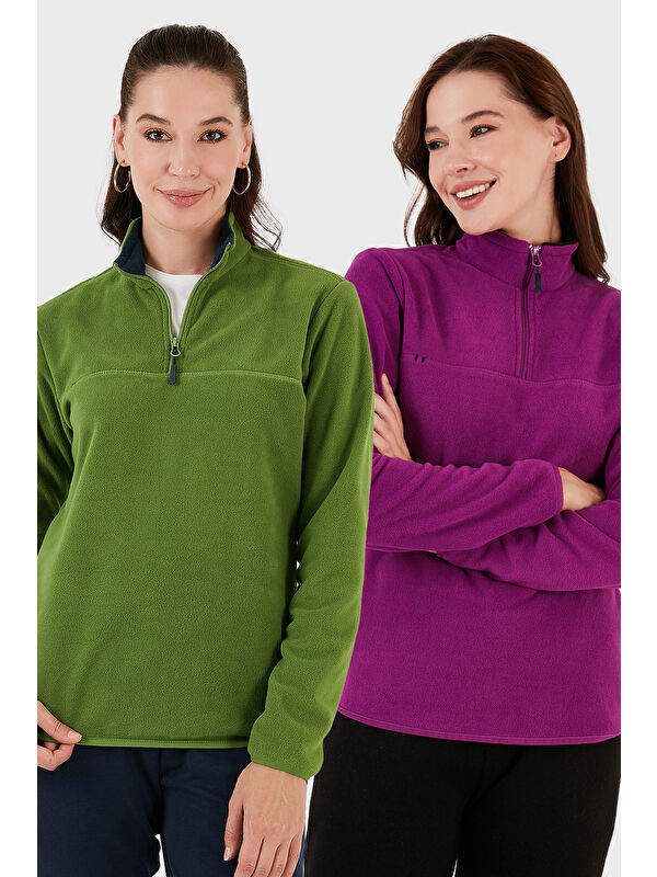 Lela Slim Fit Yumuşak Dokulu Anti-Pilling Tüylenme Yapmayan 2'li Paket Polar 5907000S2