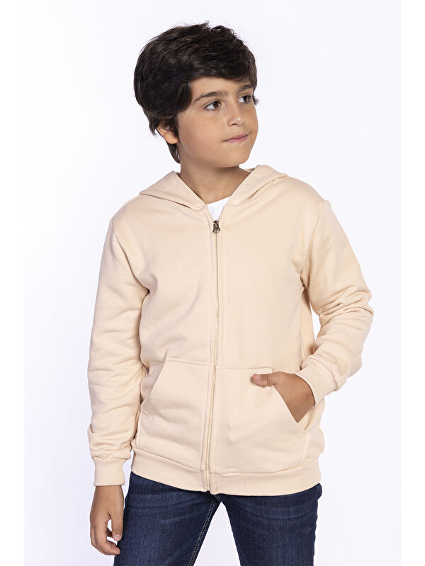 Toontoykids Kız Ve Erkek Çocuk Kanguru Cepli Hırka