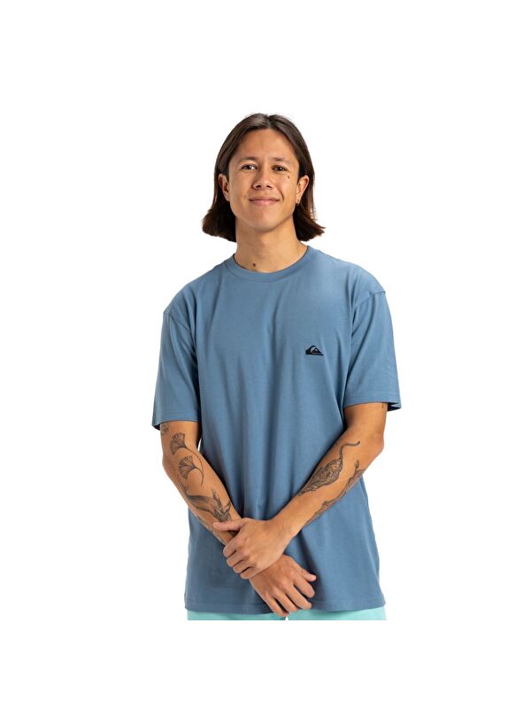 Quiksilver Basic Young Erkek Mavi Tişört