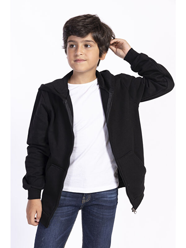 Toontoykids Kız Ve Erkek Çocuk Kanguru Cepli Hırka