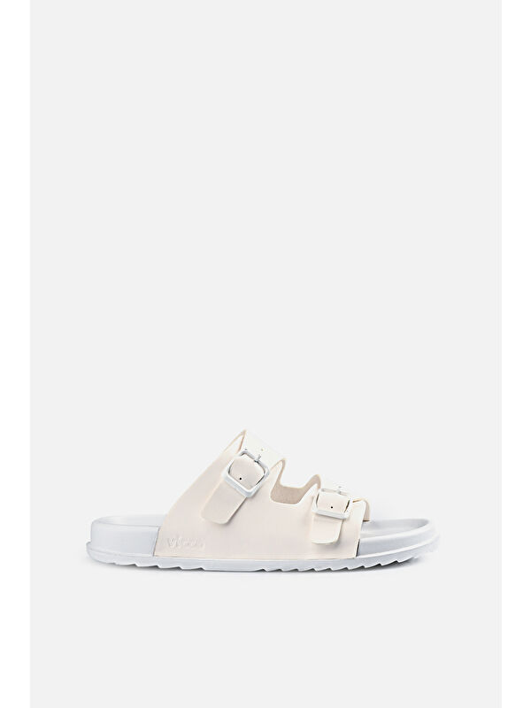 Gibli Basic Kız Çocuk Beyaz Terlik - Görsel 2