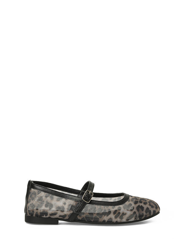 Butigo 26S-013 6FX Leopar Kadın Babet
