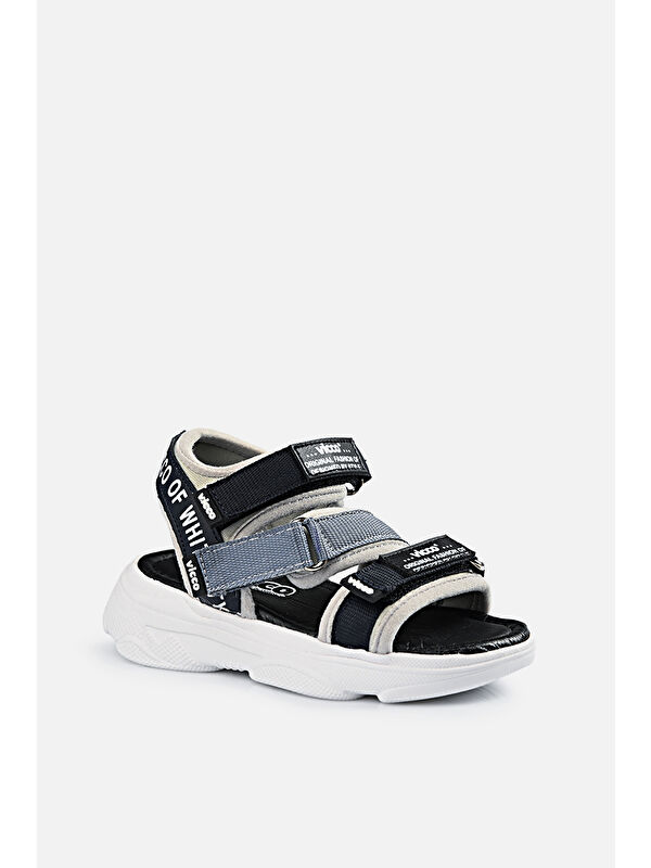 Chester Armalı Erkek Okul Öncesi Jean Sandalet - Görsel 3