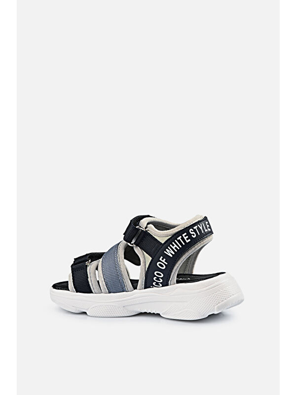 Chester Armalı Erkek Okul Öncesi Jean Sandalet - Görsel 4