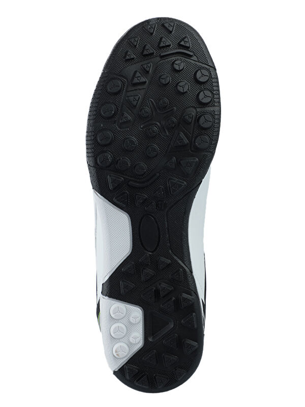 HUGO HS Erkek Halı Saha Beyaz / Siyah Futbol Ayakkabısı - Görsel 8