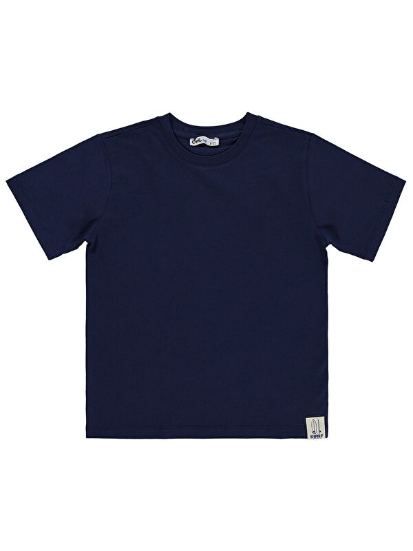 Civil Boys Basic Surf Etiketli 6-9 Yaş Tişört - Lacivert